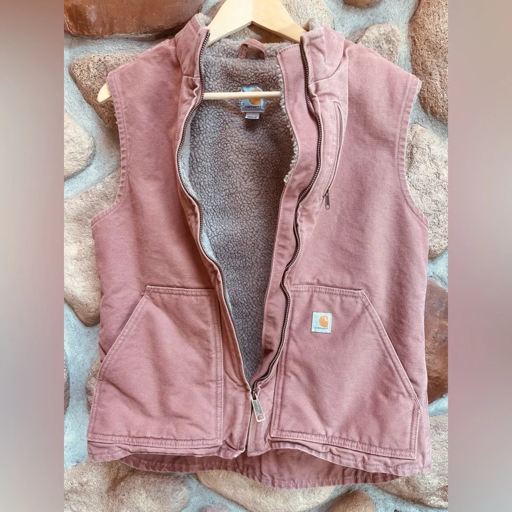ジャケット・アウター Carhartt women vest pink Vintage Carhartt Pink Vest | Urban Outfitters